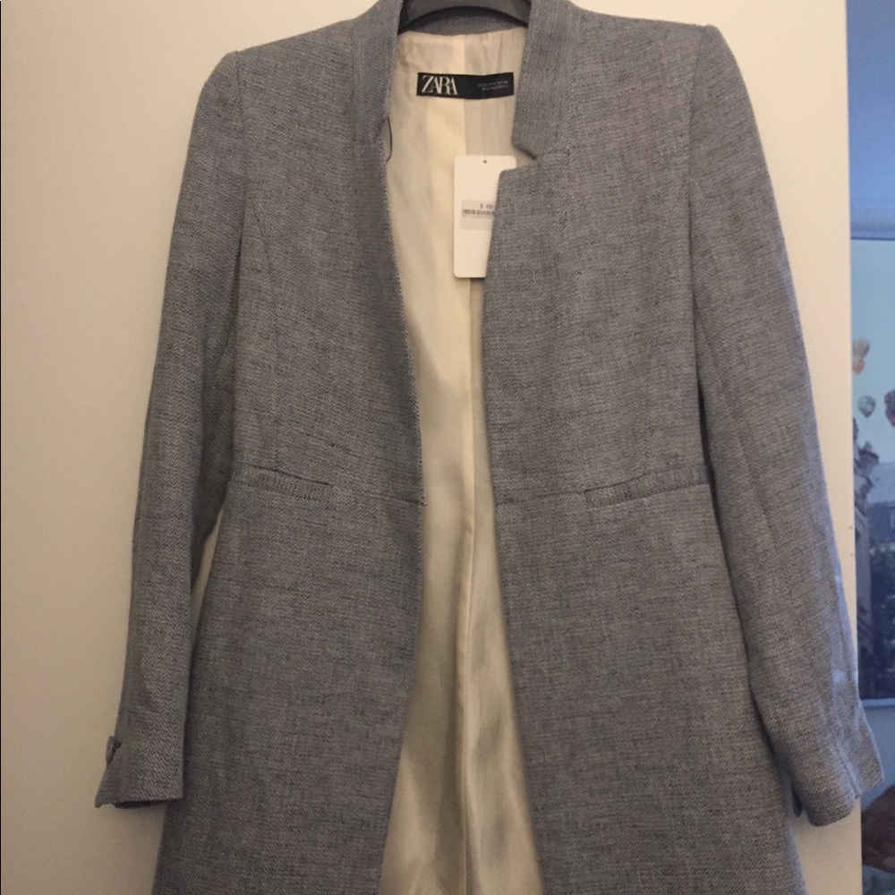 Zara Inverted Lapel Jacket